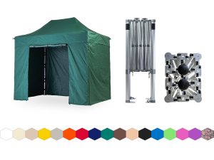 Nůžkový párty stan 2x3 m TENTino BIG HEXAGON EXTREME Barva opláštění: 9A - ZELENÁ