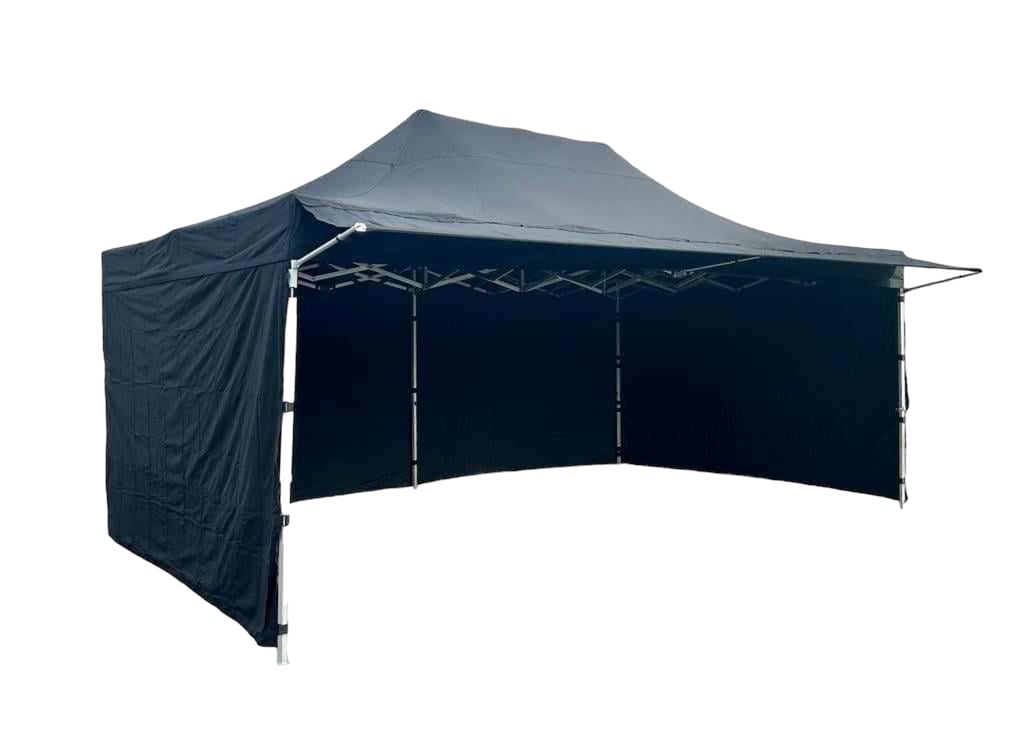 Nůžkový párty stan 4x6 m /5 noh TENTino BIG HEXAGON EXTREME Barva opláštění: 2A - KRÉMOVÁ