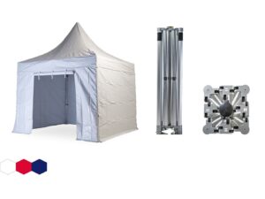 Nůžkový párty stan 3x3 m TENTino BH EXTREME PVC Barva opláštění: 1A - BÍLÁ