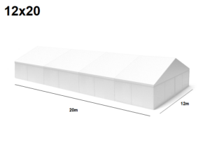 TENTino Velkokapacitní párty stan 12x20 m Stav stanu: NOVÝ