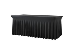 TENTino Elastický potah SKIRTING na skládací stůl 180-183x76 cm VÍCE BAREV Barva ubrusu: SVĚTLE ŠEDÁ / SILVER